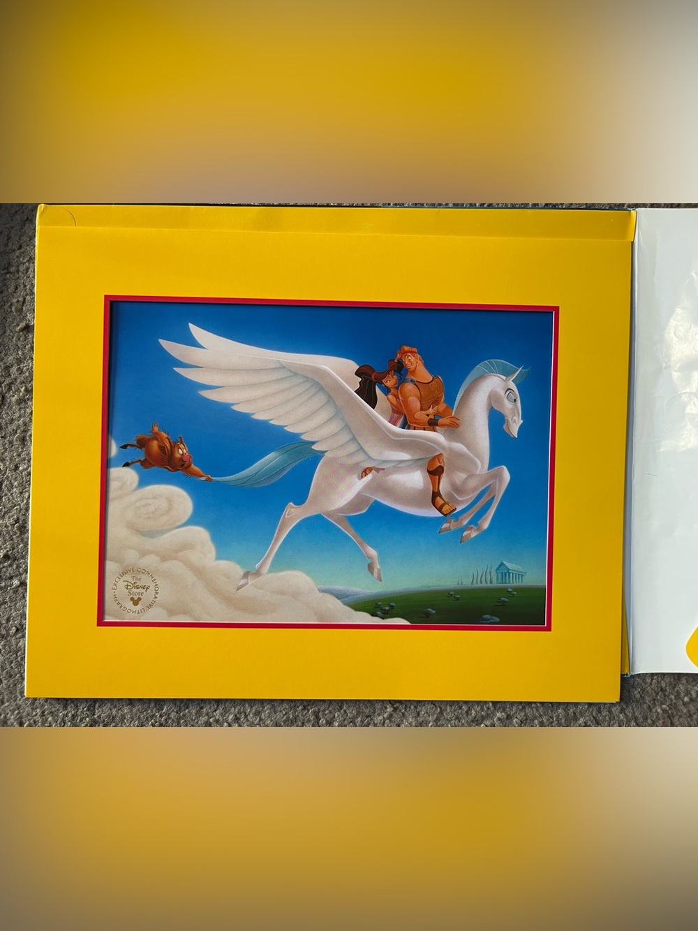 Disney Hercules Pegasus Lithograph